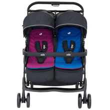 Load image into Gallery viewer, Joie Aire Twin Stroller | Rosy &amp; Sea
