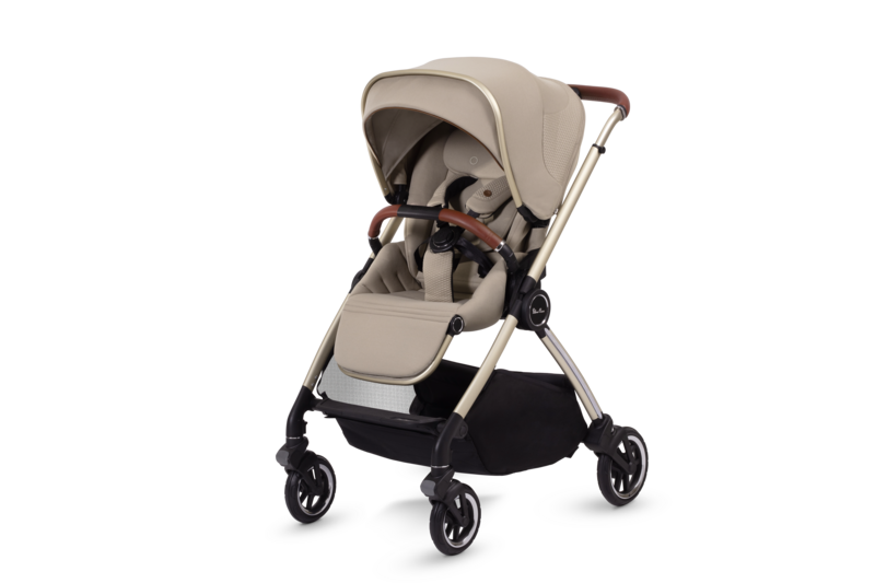 Silver Cross Dune Pushchair, Compact Carrycot & Dream i-Size Travel Pack - Stone