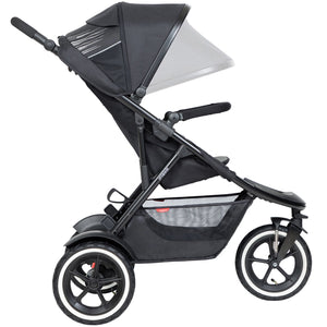 Phil & Teds Sport V6 in Charcoal Grey Bundle with Maxi-Cosi Pebble 360 Car Seat & Base