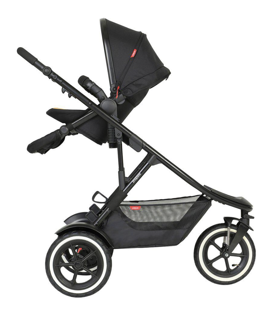 Phil & Teds Sport Verso Double Pushchair | Red | Direct4baby