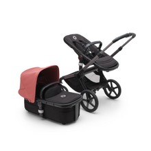 Load image into Gallery viewer, Bugaboo Fox 5 Pushchair &amp; Carrycot - Graphite/Midnight Black/Sunrise Red
