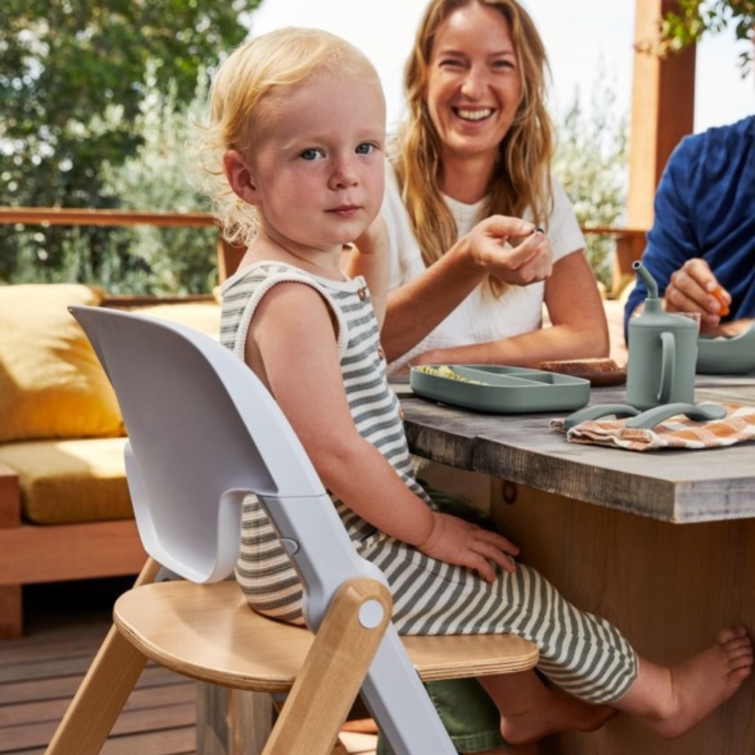 Ergobaby Evolve 3-in-1 High Chair | Natural Wood