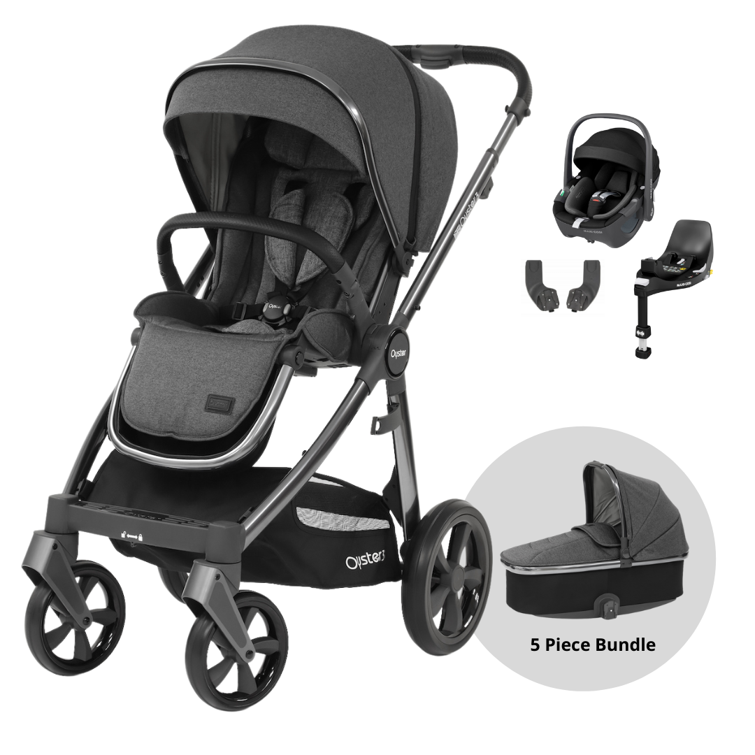 Oyster 3 travel system top pebble