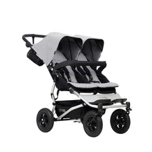 Load image into Gallery viewer, Mountain Buggy Duet Twin Silver Bundle with Maxi-Cosi Pebble 360
