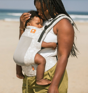 Tula Free-to-Grow Coast Baby Carrier | Isle | Grey Shells | Papoose | Sling | Baby Wearing | Direct4baby