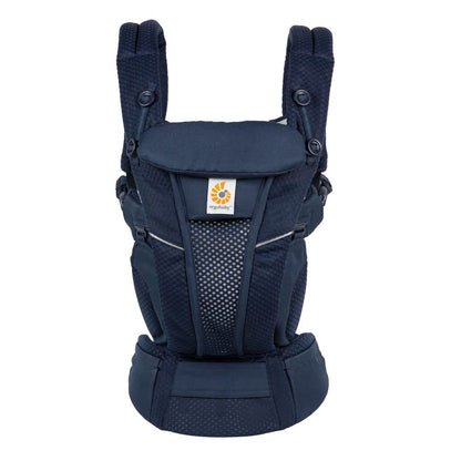 Ergobaby Omni Breeze Baby Carrier | Midnight Blue & All-Weather Cover