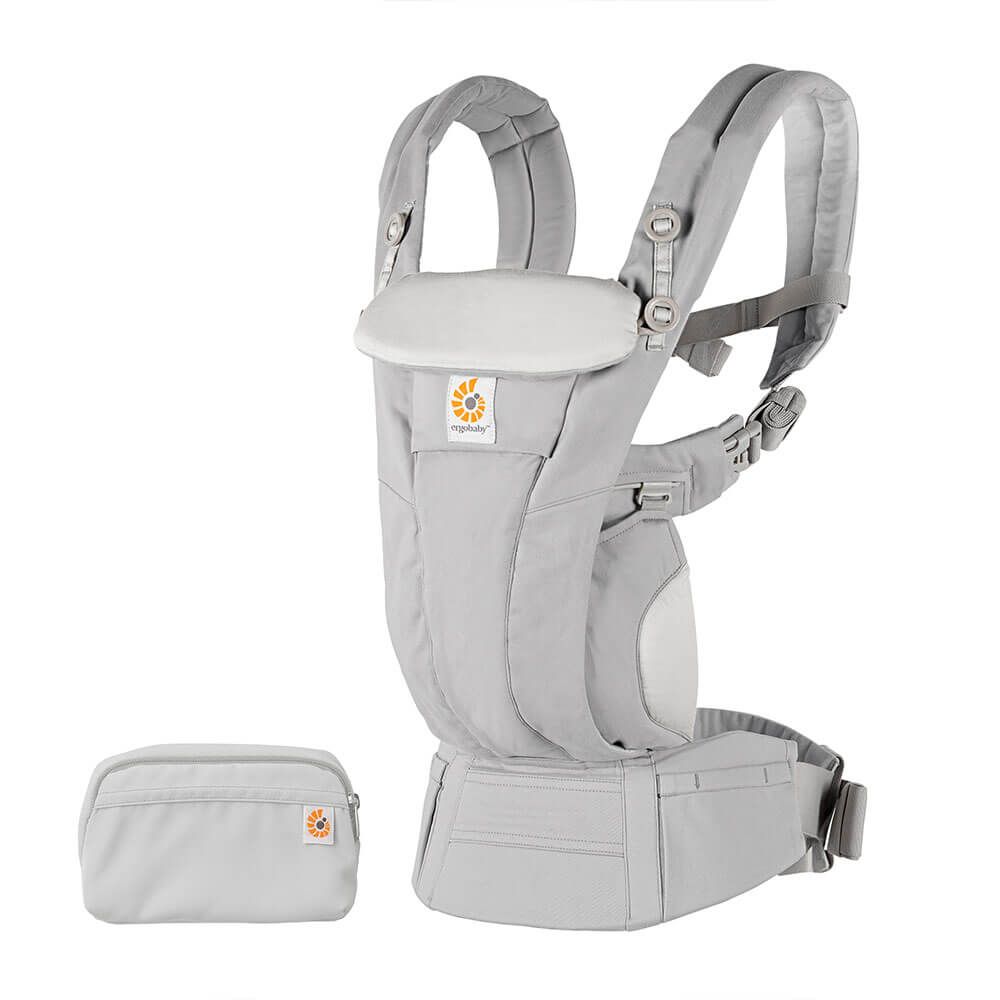 Ergobaby Omni Dream Baby Carrier | Pearl Grey & All-Weather Cover