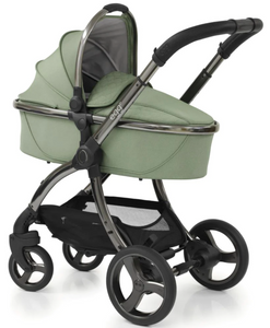 Egg 2 Twin Stroller with 2 Carrycots | Seagrass