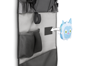 Tonies Travel Pack | Car Organiser with Yeti Pouch & Portable USB Charger