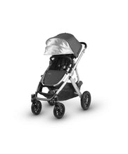 Load image into Gallery viewer, UPPAbaby Vista Pushchair &amp; Maxi Cosi Cabriofix i-Size Travel System | Jordan (Charcoal Melange/Silver/Black Leather)
