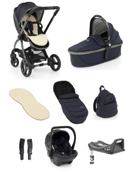 Egg 2 Stroller Cobalt | Matching Egg i-Size Car Seat | Travel System | Direct 4 Baby