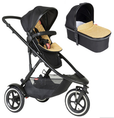Phil & Teds Sport Verso Pushchair with Carrycot Bundle | Yellow