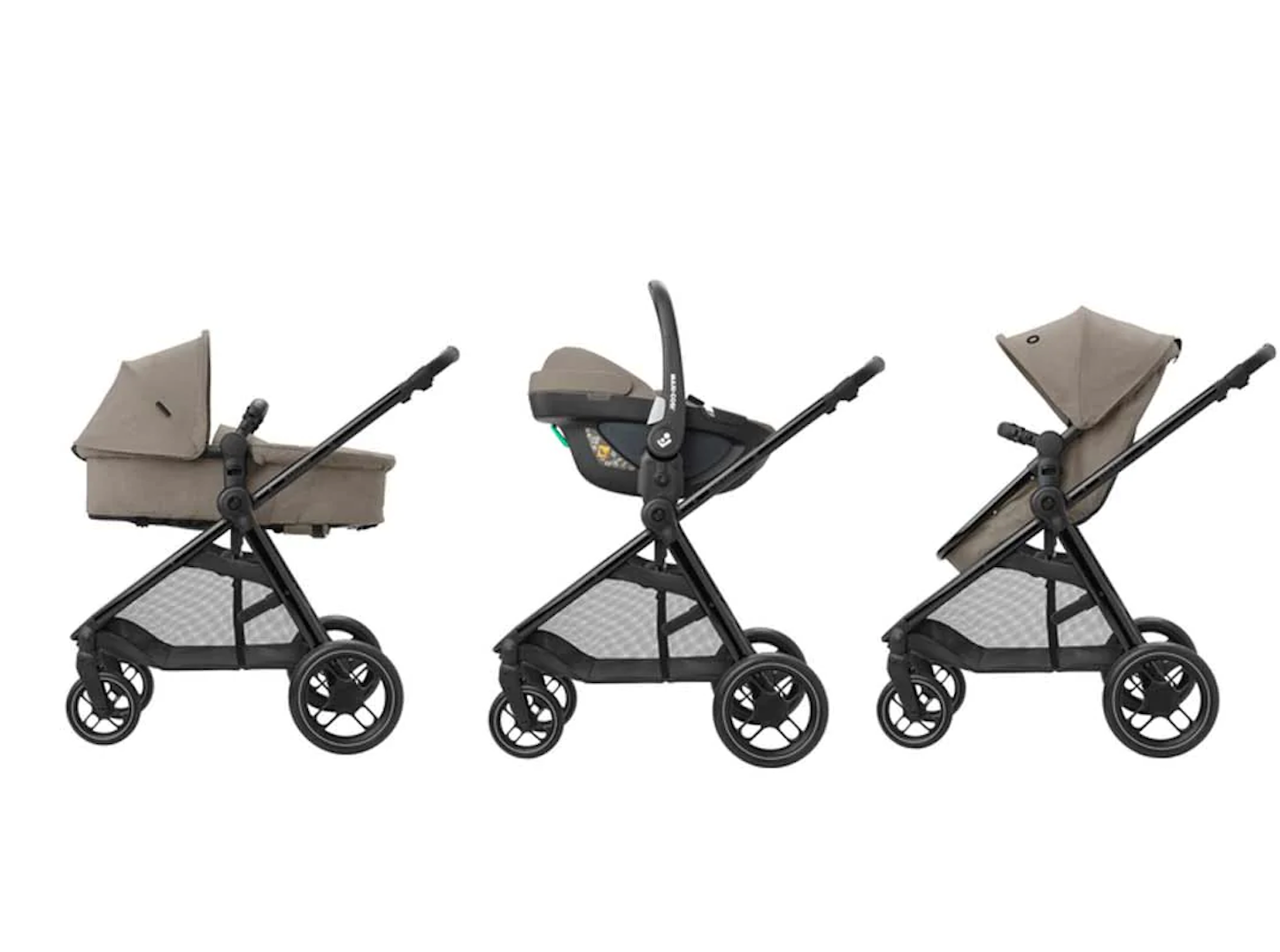 Maxi Cosi Zelia Luxe Pushchair Cabriofix i Size Base Bundle