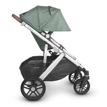 Load image into Gallery viewer, UPPAbaby Vista Twin Pushchair &amp; Carrycot - Emmett (Sage Green Melange/Silver/Saddle Leather)
