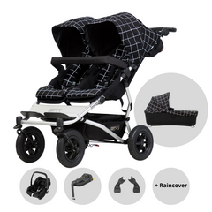 Mountain Buggy Duet Double Grid Bundle with Maxi-Cosi Cabriofix i-Size