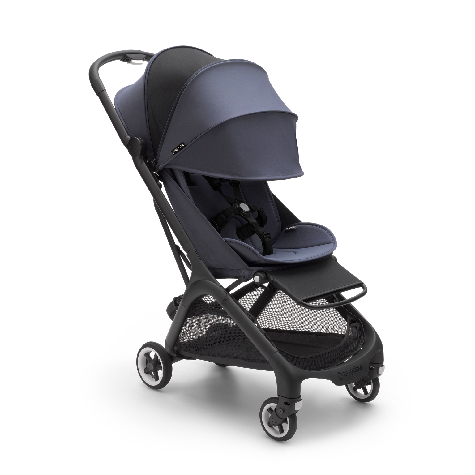 Bugaboo Butterfly Compact Stroller | Stormy Blue | Lightweight Travel Buggy | Canopy