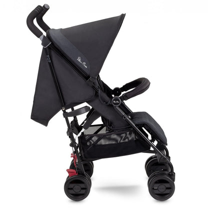 Silver Cross Pop Stroller | Black | Buggy | Umbrella Fold | Direct4baby