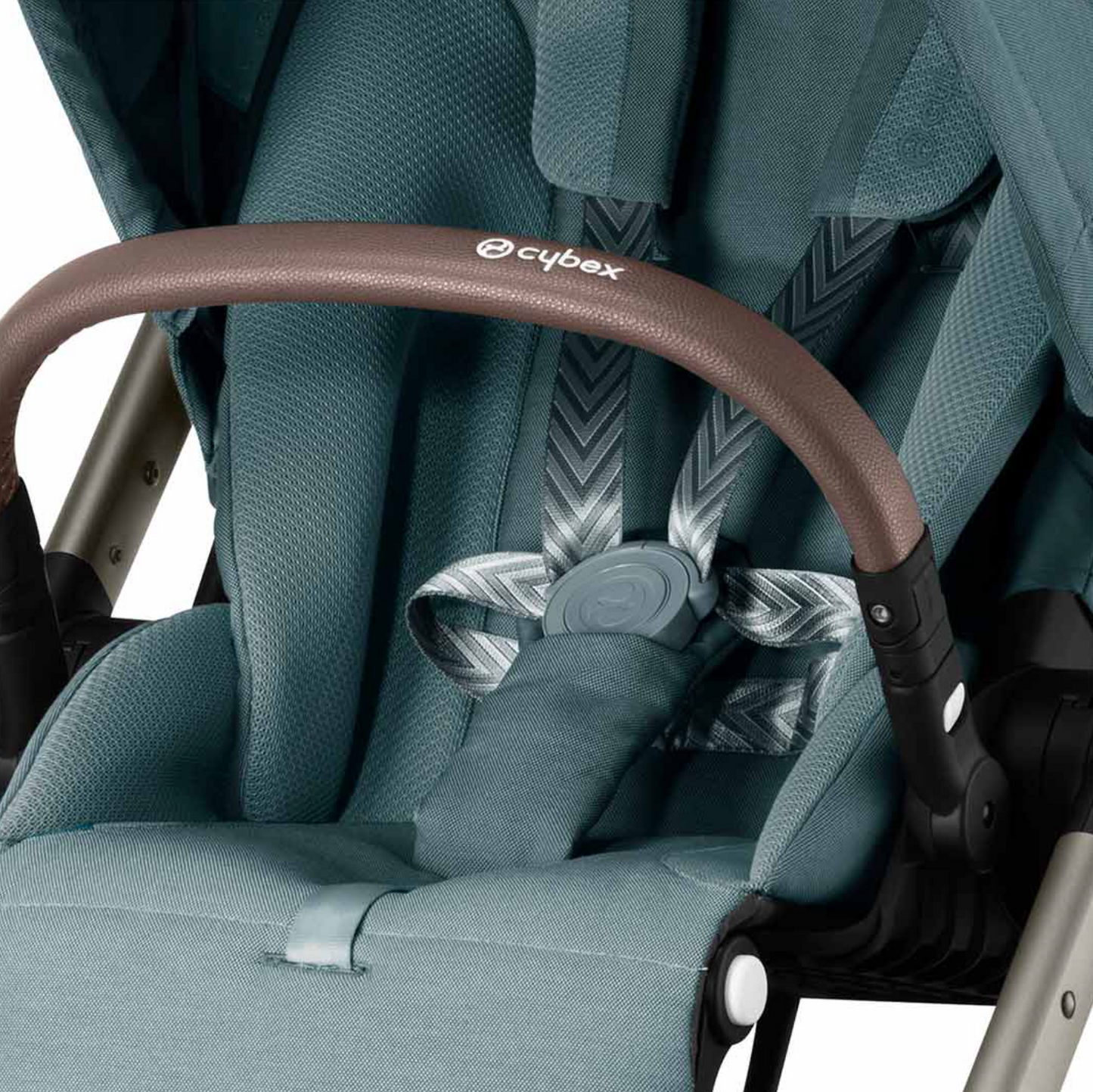 Cybex Balios Comfort Bundle with Aton B2 Car Seat - Sky Blue/Taupe (2023)