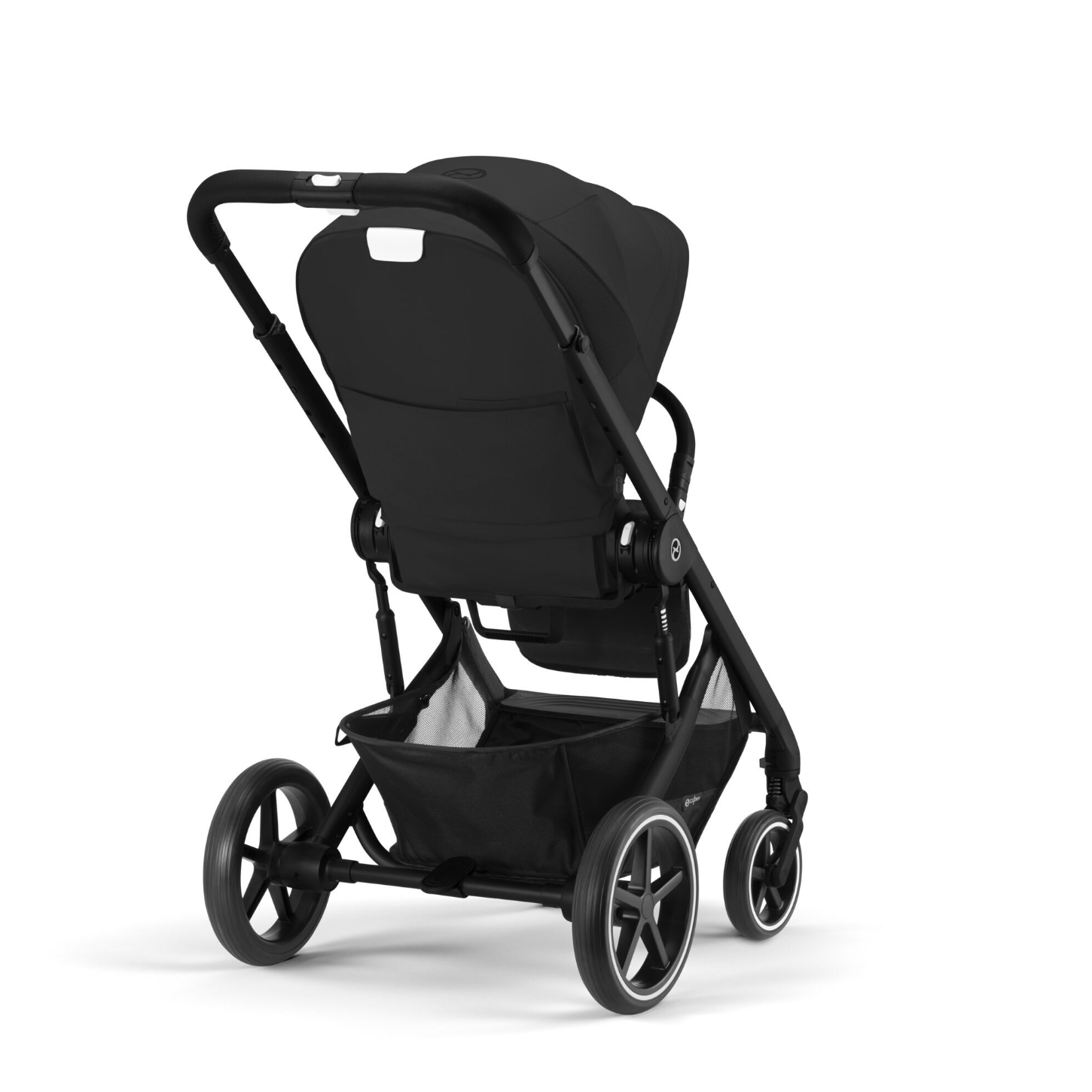 Cybex Balios Pushchair Comfort Bundle with Aton B Car Seat - Moon Black/Black (2023)