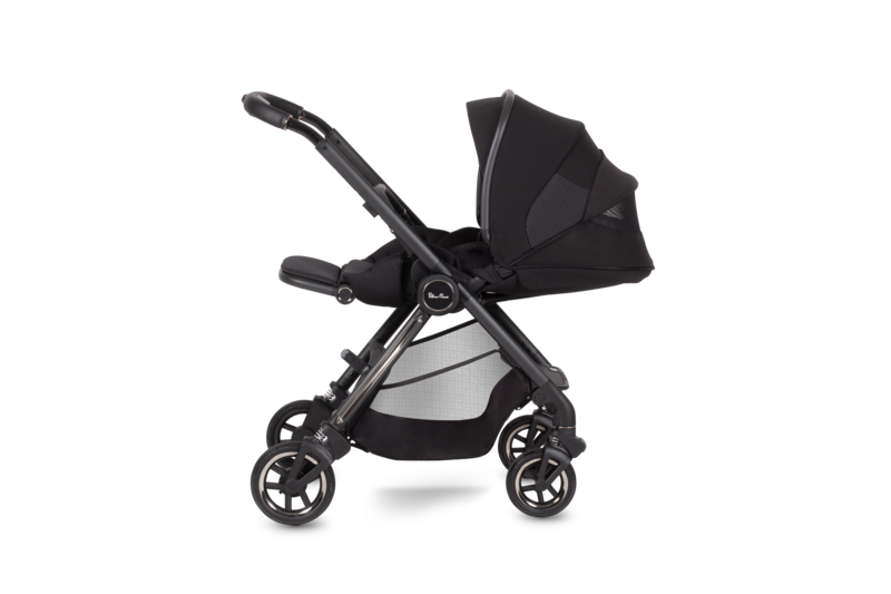 Silver Cross Dune Pushchair, First Bed Carrycot, Dream i-Size Ultimate Pack - Space Black
