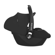 Load image into Gallery viewer, UPPAbaby Vista Pushchair &amp; Maxi Cosi Cabriofix i-Size Travel System | Greyson (Charcoal Melange/Carbon/Saddle Leather)
