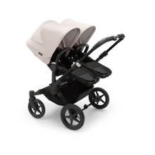 Load image into Gallery viewer, Bugaboo Donkey 5 Twin Pushchair &amp; Carrycot - Black / Midnight Black / Misty White
