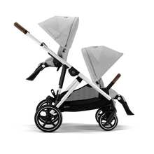 Load image into Gallery viewer, Cybex Gazelle Twin Pushchair - Lava Grey/Silver (2023)
