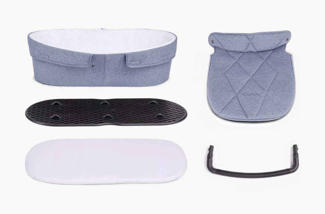 Icandy orange online carrycot fabric