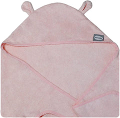 Shnuggle Wearable Hooded Wrap Towel with Ears | Pink