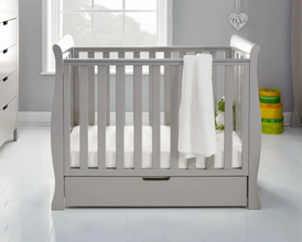 Load image into Gallery viewer, Obaby Stamford Space Saver 2 Piece Room Set | Warm Grey
