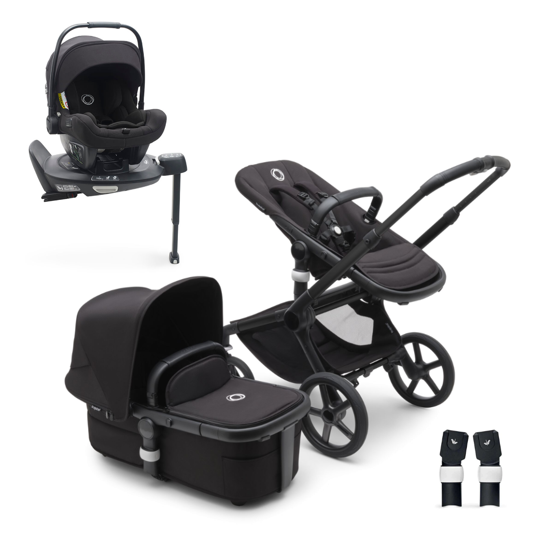 Bugaboo Fox 5 Complete Black / Black with Turtle Car Seat