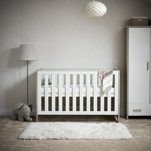 Load image into Gallery viewer, Obaby Nika Cot Bed- Grey Wash &amp; White
