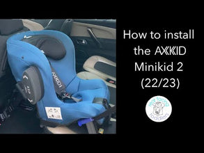 Load and play video in Gallery viewer, Axkid Minikid 2 (2022 / 2023) Rear Facing Car Seat - Free Seat Protector Sea
