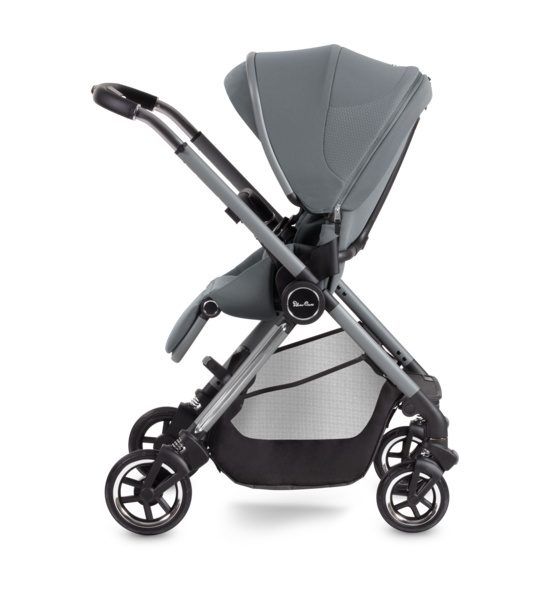 Silver Cross Dune Pushchair & First Bed Folding Carrycot - Glacier (FREE Carrycot Stand)