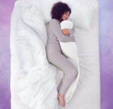 Load image into Gallery viewer, SnuzCurve Pregnancy Pillow | White
