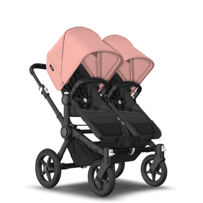 Bugaboo Donkey 5 Duo Pushchair Carrycot Black Midnight Black Morning Pink Direct4baby Direct 4 Baby