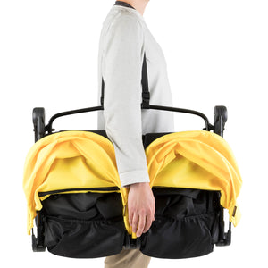 Mountain Buggy Nano Duo Stroller & Twin Cocoon | Yellow | Direct4baby