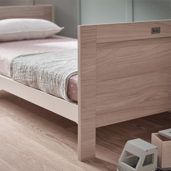 Silver Cross Finchley Oak Toddler Bed Foot Board in Lifestyle Image