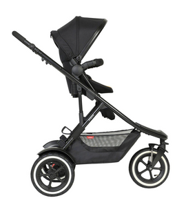 Phil & Teds Sport Verso Double Pushchair | Black | Direct4baby
