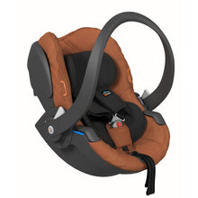 Load image into Gallery viewer, Mima Xari + Car Seat &amp; Base Bundle | Camel on Champagne
