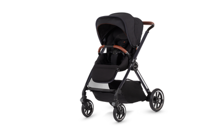 Silver Cross Reef Pushchair, First Bed Carrycot & Maxi-Cosi Cabriofix i-Size Ultimate Bundle - Orbit Black