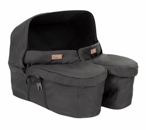 Mountain Buggy Duet with Twin Carrycot Plus | Black | Direct4baby | Free Delivery