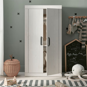 Silver Cross Alnmouth Wardrobe Open in Lifestyle Image
