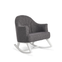 Load image into Gallery viewer, Obaby Round Back Rocking Chair - White and Grey
