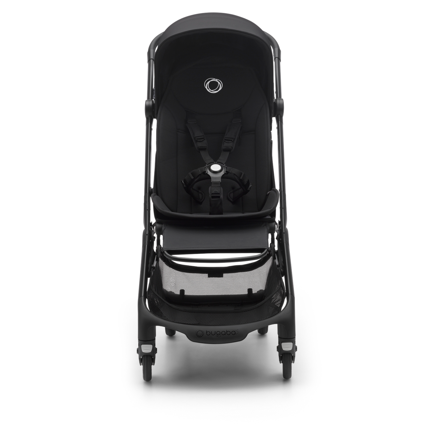 Bugaboo Butterfly Compact Stroller | Midnight Black | Lightweight Travel Buggy | Front