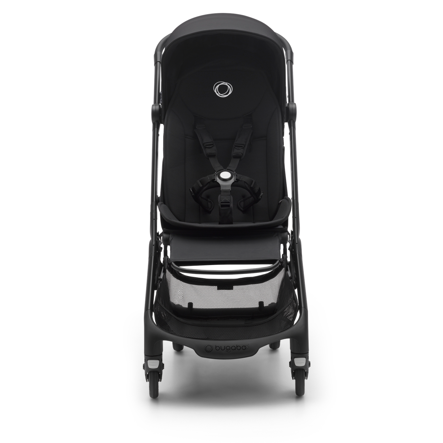 Bugaboo Butterfly Compact Stroller | Midnight Black | Lightweight Travel Buggy | Front