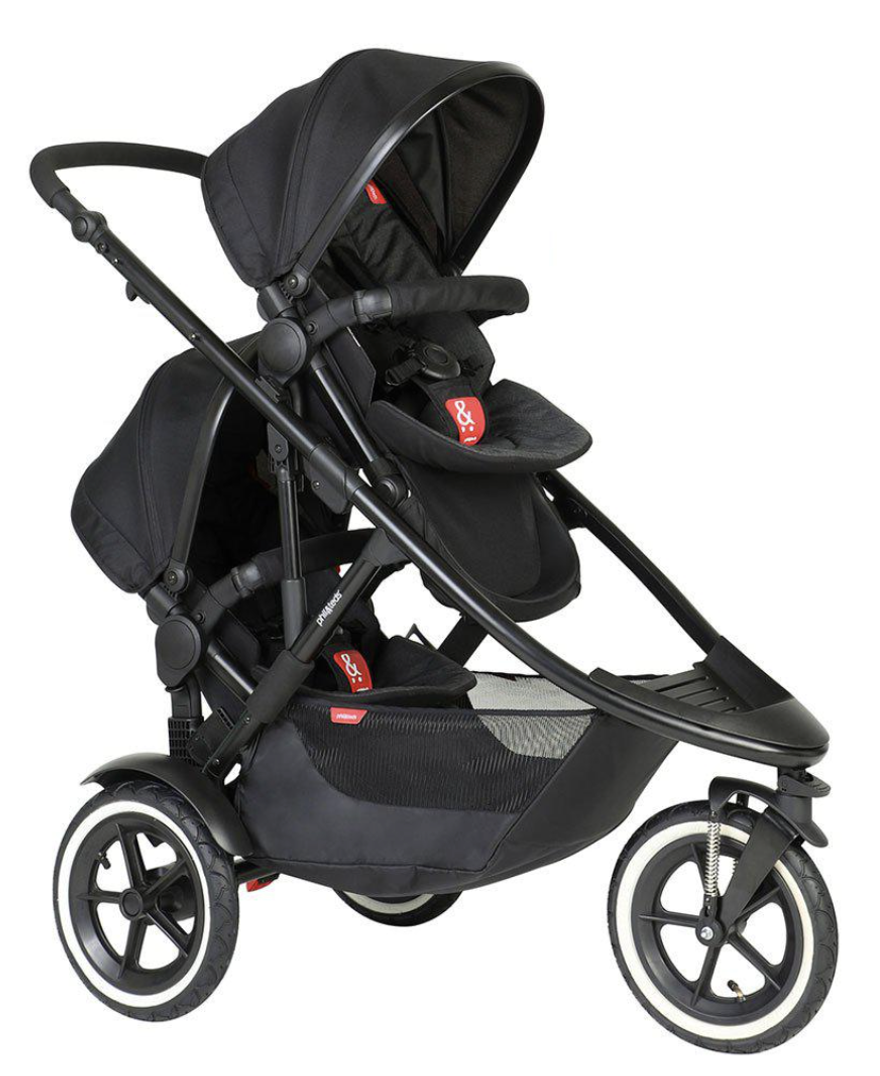Phil Teds Sport Verso Double Pushchair Black Direct4baby