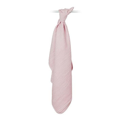 Lulujo Waffle Blanket | Pink Ballet Slipper