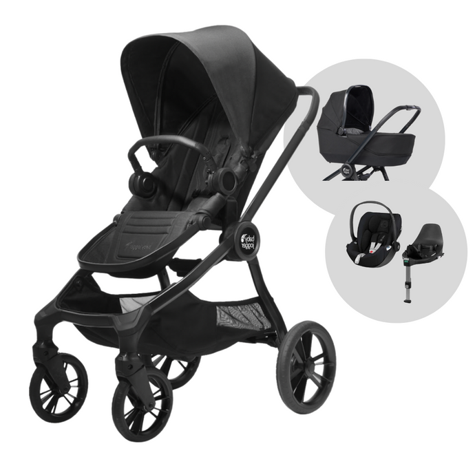 Baby Jogger City Sights & Cybex Cloud Z i-Size Travel System | Rich Black | Direct4baby