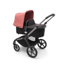 Load image into Gallery viewer, Bugaboo Fox 5 Pushchair &amp; Carrycot - Graphite/Midnight Black/Sunrise Red
